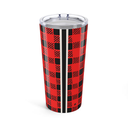 Campy Red Buffalo Plaid Tumbler