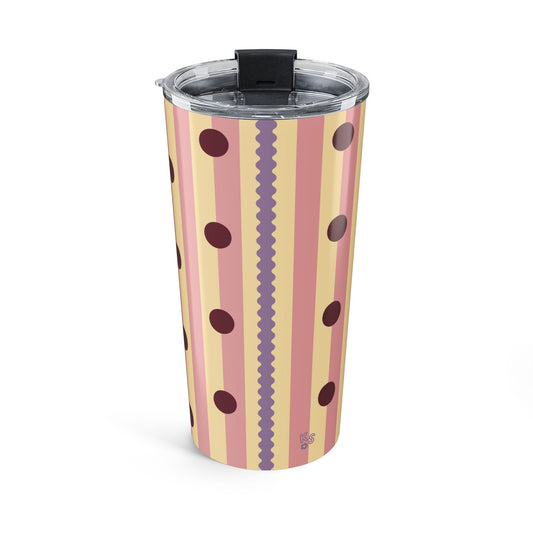 Pajama Stripe Pink Tumbler