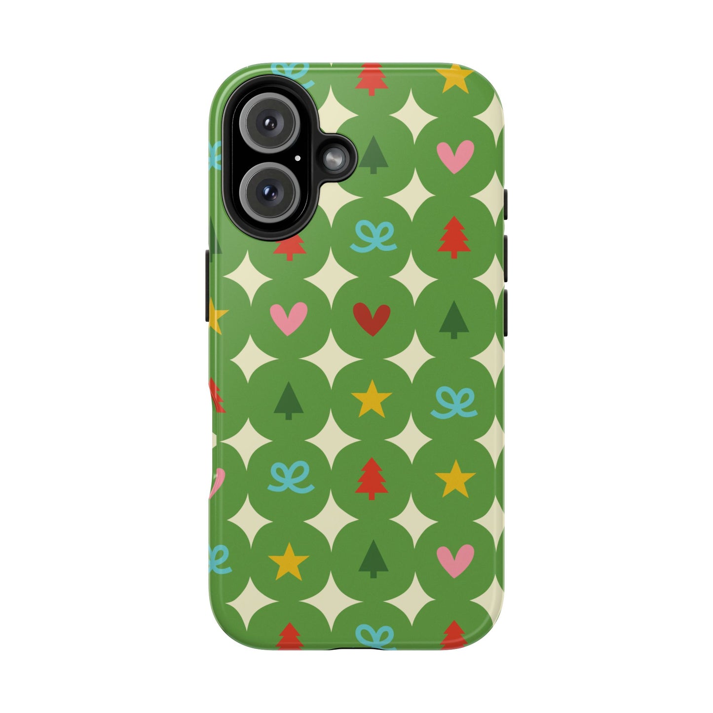 Tough Phone Case • Merry Charms on Green