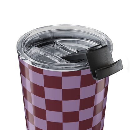 Checkers in Grape Tumbler