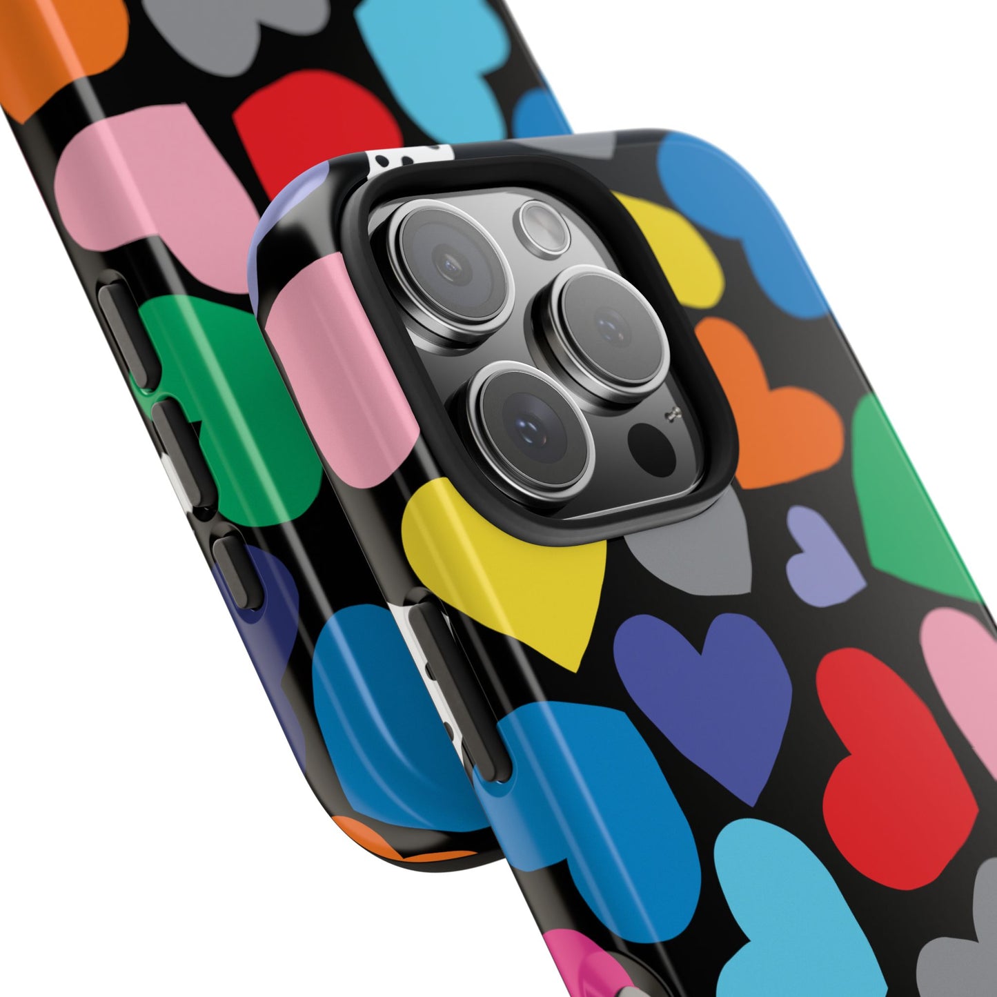 Tough Phone Case • Hearts Multi