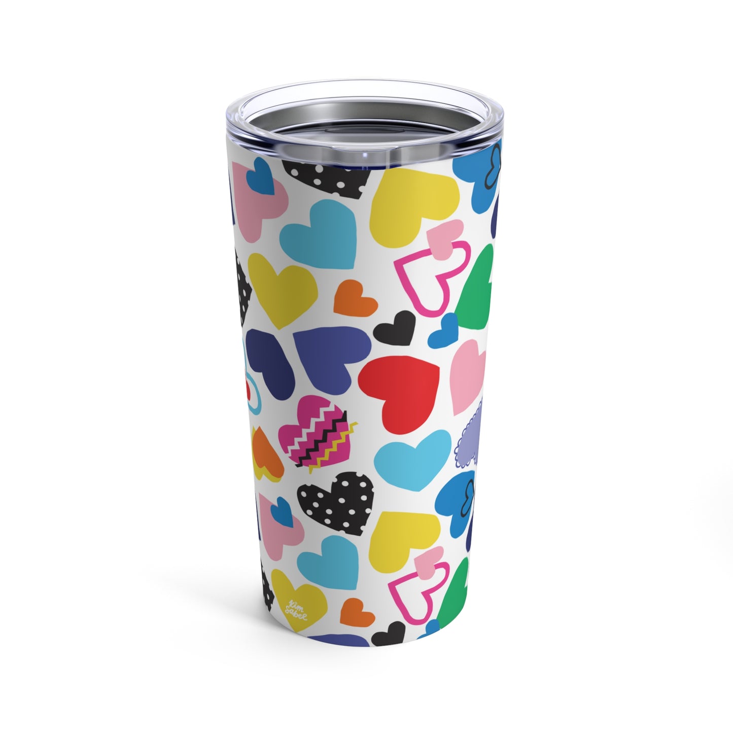 Heart Collage Tumbler